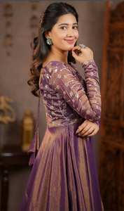 Kurta/Kurti de Seda Pesada de Estilo Moderno de Secado Rápido para Mujer de Ramdev Trading con Bordado para Bodas/Fiestas/Ocasiones de Diwali - Product Image 4