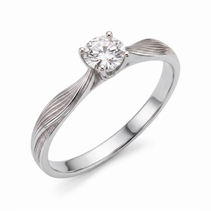 Bague de fiançailles pour femme en or plaqué or avec diamant de laboratoire taille marquise en platine, style tendance - Product Image 3