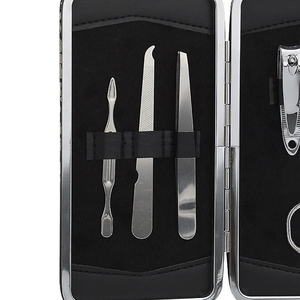 Salon Quality Anti-Rust Reusable OEM Manicure <b>Sets</b> Russian Tools Nail Caring Kit with Scissors Pusher Cutter & Nail File - Product Image 2