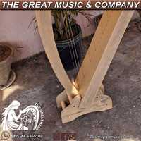 Customized Design New Style Musical Instruments Best Quality Professionally Made Wooden Material Harp For Unisex Adults & Kids