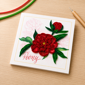Custom Elegant Floral Quilling Card Handmade Luxury Botanical 3D Greeting <b>Paper</b> Art Card Wholesale ODM/OEM Card Vietnam Supplier - Product Image 4