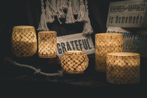 Customized Luxury Crystal Cylindrical High-Quality Hand-crafted Multi-Purpose Home <b>Decor</b> Yellow/Brown Crackle Mosaic Glass <b>Jar</b> - Product Image 6