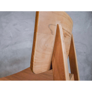 Elegant Solid Teak Wood <b>Dining</b> <b>Chair</b> Minimalist Design for Sophisticated Home Kitchen Living Room Furniture Decor Luxury - Product Image 6