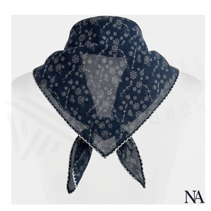 NORTH APPROACH Women's Square Chiffon Scarf Floral Print Elegant Multi-Functional Fashion Accessory All Seasons - Product Image 3