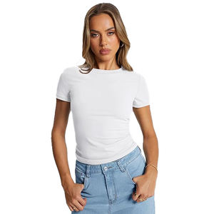 Camisetas de Verano Personalizadas al por Mayor, Camisetas Lisas de Algodón Grueso, Ecológicas, de Secado Rápido, Unisex, Estilo Urbano - Product Image 3