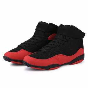 Zapatos de Boxeo Profesionales para Hombre Lawd Sports, con Cordones, Parte Superior de Cuero/Simil Cuero, Plantilla de Goma Ligera y Transpirable, Cómodos - Product Image 1