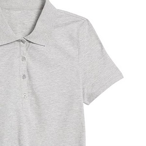 Polo de golf OEM à manches courtes pour femmes, chemises de tennis vierges personnalisables, hauts respirants à col pour femmes, vente en gros, fournisseur - Product Image 6