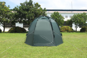 Carpa Hexagonal para Acampar al Aire Libre, de una Sola Capa, de Poliéster, de Apertura Rápida, Fácil de Instalar, con Sistema de Varillas de Fibra de Vidrio, Refugio Verde para Pesca - Product Image 6