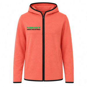 Sweat-shirt chaud pour homme à capuche zippé intégral, coupe classique, avec ourlets côtelés larges, en mélange de coton épais et rembourré, idéal pour l'extérieur - Product Image 3