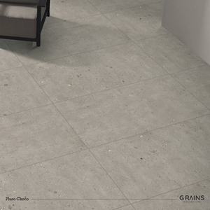 Carrelage en porcelaine Pluro Choco 600x1200mm, imitation pierre mate, pour murs et sols intérieurs, résistant aux acides, antibactérien, antidérapant - Product Image 4