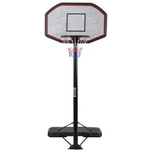 Aro de Baloncesto Ajustable de 43 Pulgadas para Interiores/Exteriores, Equipo de Cancha con Altura Ajustable - Product Image 1