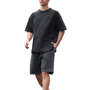 Camisetas Extra Grandes de Alta Calidad para Hombre, con Logotipo Personalizado, Hombros Caídos, Corte Holgado, Estilo Urbano, Camisetas Extra Grandes Lisas para Hombre - Product Image 5