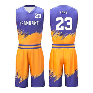 Uniforme de Baloncesto de Diseño Personalizado Profesional, Hecho de Poliéster con Técnicas de Impresión, Servicios OEM Disponibles - Product Image 1