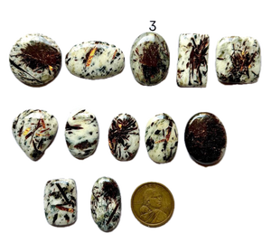 Astrophyllita de cobre, piedra preciosa natural de Noruega para joyería con alambre, anillos, colgantes, pendientes, pulseras de macramé - Product Image 3