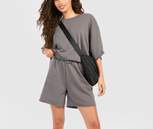 Ensemble décontracté été 2026 : T-shirt à manches courtes et short grande taille pour femme - Product Image 6