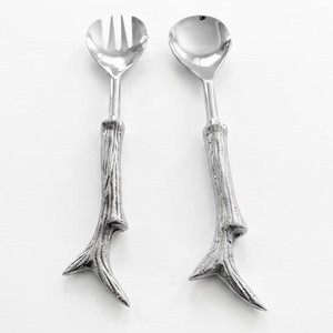 Ensemble de couverts en acier inoxydable avec manche rond, cuillère, fourchette, couteau, vaisselle de table, décoration de cuisine - Product Image 2