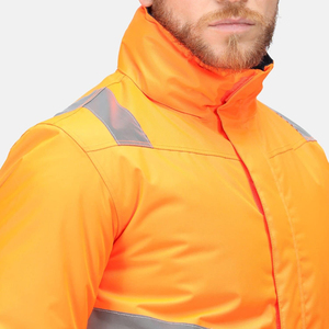 New Style High Visibility Reflective <b>Jacket</b> With Custom Logo Lightweight Fabric Made Working <b>Jackets</b> For Factory And <b>Worker</b> - Product Image 5