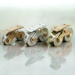 Modern Stainless Steel Warehouse Door Roller Low Noise Durable Smooth <b>Rolling</b> Industrial Sliding Gate Track Hardware Fitting <b>Kit</b> - Product Image 2