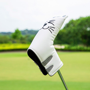 Pakistan Made Waterproof PU Leather <b>Golf</b> Head Cover Printed Patterns Custom Logo High Quality Wholesale Online Sale SOSH4 Brand - Product Image 1