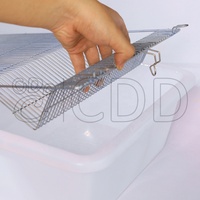 Vente en gros de laboratoire en plastique polypropylène rongeur rat souris maisons d'élevage baignoire cage conteneur avec bouteille d'eau potable