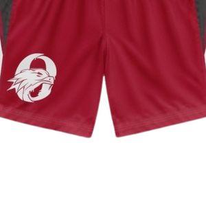 Conjunto de Uniforme de Lacrosse Sublimado Rojo y Blanco Unisex, Uniforme Deportivo Ligero de Poliéster, Ropa de Entrenamiento - Product Image 6