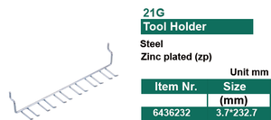 Light Duty Durable Metal Multi-tool Rack Custom Exhibitor Hanging <b>Hook</b> <b>Pegboard</b> - Product Image 2