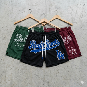 Shorts de sport REXFIT pour hommes, shorts décontractés de gym, coupe ample, shorts de sport pour l'entraînement, fournisseur de shorts de sport légers pour hommes - Product Image 2