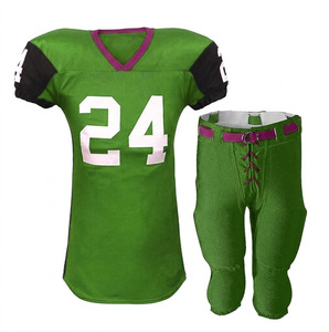 Ensemble d'uniformes de football américain tendance pour hommes, style universitaire, en twill sublimé, personnalisable pour l'entraînement - Product Image 5