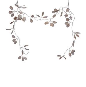 Guirlande de fleurs rustique suspendue, artisanale, écologique, en tôle de fer multicolore, pour fêtes en plein air, moderne - Product Image 1