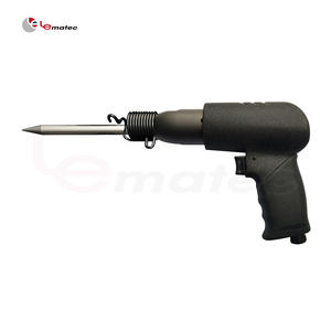 Marteau à air comprimé Tige de pistolet avec 5PC Ciseau 3200 BPM Outil pneumatique Fabriqué à Taiwan LEMATEC LE-G190K - Product Image 5