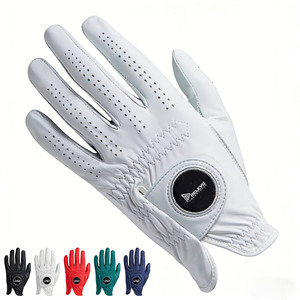 Guantes de Béisbol de Cuero con Cierre de Gancho y Bucle, Transpirables, con Impresión Personalizada Profesional, Diseños Personalizados para Deportes, Gran Venta - Product Image 1