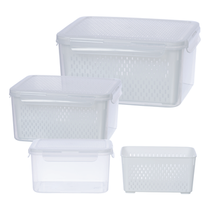 BPA Free Large Hokori 2-Layer Eco-Friendly Portable Food Storage <b>Containers</b> Transparent Plastic Lid PP Box Kitchen <b>Refrigerator</b> - Product Image 4