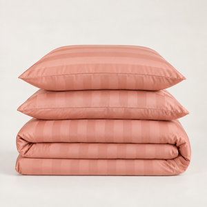 Royal Cream <b>Satin</b> Bedding Set T-250 <b>Satin</b> 100% Cotton Solid Woven Breathable All-Season Simple Style Home Use - Product Image 4