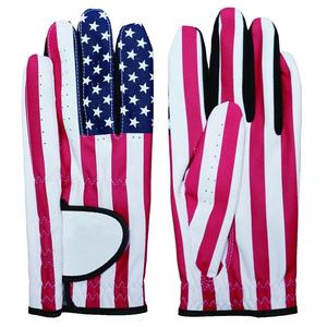 Gants de golf unisexes personnalisables en cuir souple pour homme, taille XXXL, pour gaucher, avec logo personnalisé, poignées sportives, design de paume par sublimation - Product Image 5