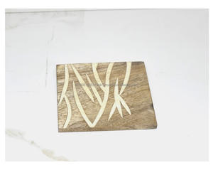 Posavasos de madera de mango, mesa de resina gratis personalizada, alfombrillas decorativas para fiesta de boda, almohadillas, accesorio para bodas y fiestas - Product Image 1