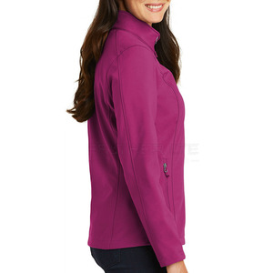 Women's Eco-Friendly Thin Zipper Stand Collar Soft Shell <b>Jacket</b> <b>Waterproof</b> Windproof <b>Winter</b> Outdoor Training - Product Image 5