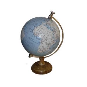 High Quality Aluminium Armillary <b>Globe</b> With Metal Base Decorative Desktop Metal <b>Globe</b> With Indian Handicraft Item Home Decor - Product Image 1