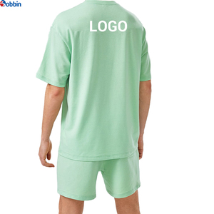 Summer Hip Hop Tracksuit Set Women's Top Quality Unisex Clothing Sets 2Pcs Letter Graphic Short Sleeve and Drawstring Short Sets - Product Image 3