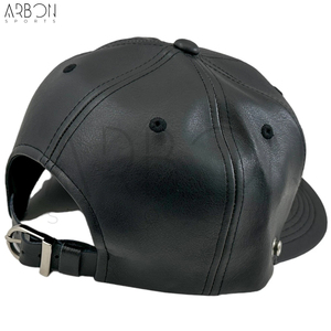 2026 Wholesale Durable Metal Studded High-Durability Urban Style Street Wear Comfortable Newest Trendy Premium Pu Leather Caps - Product Image 5