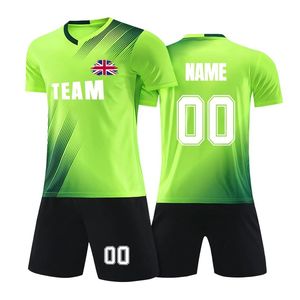 Conjuntos de Camisetas de Fútbol con Estampado Sólido Personalizables, 100% Poliéster, 160g, Transferencia Térmica, Logotipo del Equipo Personalizado, Servicio OEM - Product Image 6