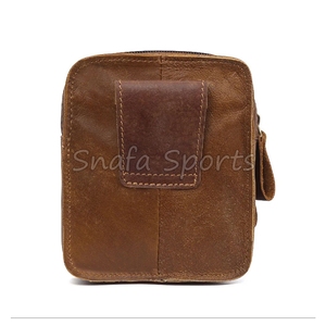 Bolsa de Cinturón de Cuero Genuino Hecha a Medida para Clientes OEM, con Hebilla de Cobre, Diseño Casual, para Equipo de Exterior - Product Image 2