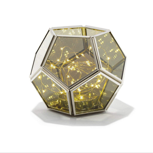 โคมไฟโลหะทรงเรขาคณิตทันสมัย ขายส่งจำนวนมาก MOQ ที่ใส่เทียนสำหรับตกแต่งบ้าน โรงแรม ร้านอาหาร - Product Image 1