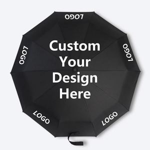 Paraguas LED Plegable de Alta Calidad, 3 Pliegues, Impermeable, de Poliéster, para Adultos, Diseño Clásico Totalmente Automático, Venta al Por Mayor - Product Image 4