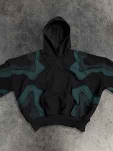 Sudadera con Capucha de Invierno para Hombre, Estilo Vintage, con Parches Bordados Desgastados, Logotipo Personalizado, Sudadera de Forro Polar, Ropa Urbana - Product Image 2