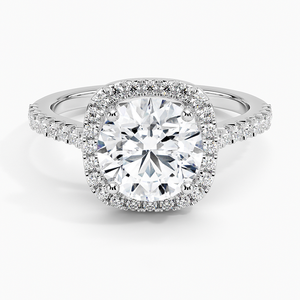Bague SOJ 08 en argent 925 avec coupe ronde, ornée d'un halo de diamants Odessa, 2 carats, couleur D, VVS1, moissanite certifiée GRA, prix bas - Product Image 1