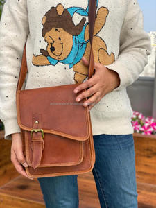 Nouveau fait à la main Western en cuir véritable sacs à bandoulière sac à main femmes Unique concepteur en cuir véritable décontracté vente chaude sacs à bandoulière - Product Image 2