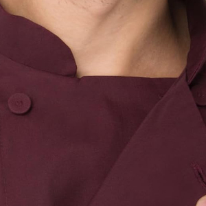 Veste de chef pour homme de bonne qualité, confortable, à manches longues, nouveau design, couleur unie, avec poches - Product Image 6