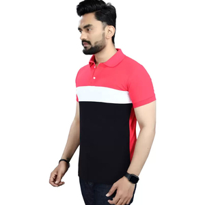 Camiseta de Manga Corta para Hombre al por Mayor, de la Mejor Calidad, Tejido de Punto Transpirable, Tallas Grandes, Diseño Personalizable, Poliéster/Algodón - Product Image 3