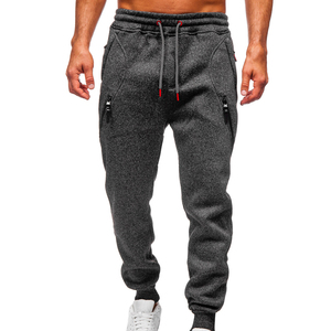 Pantalones Deportivos de Forro Polar Premium para Hombre, Pantalones Deportivos de Mezcla de Algodón con Logotipo Personalizado, Corte Ajustado, Cintura Elástica, Pantalones Casuales de Invierno - Product Image 6