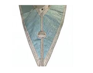 Collar Masónico para Past Master y Oficiales de la Francmasonería con Cinta Moiré y Bola Plateada, Color y Logotipo Personalizables - Product Image 1